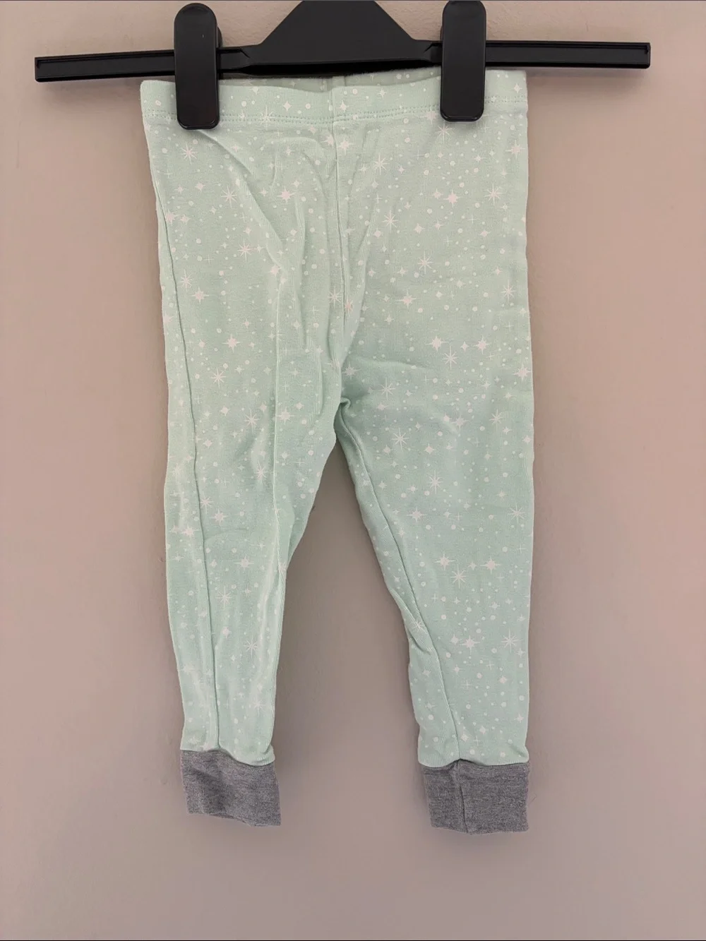 Honest Baby Green Star Long Sleeve Kids Pajama Set 24M